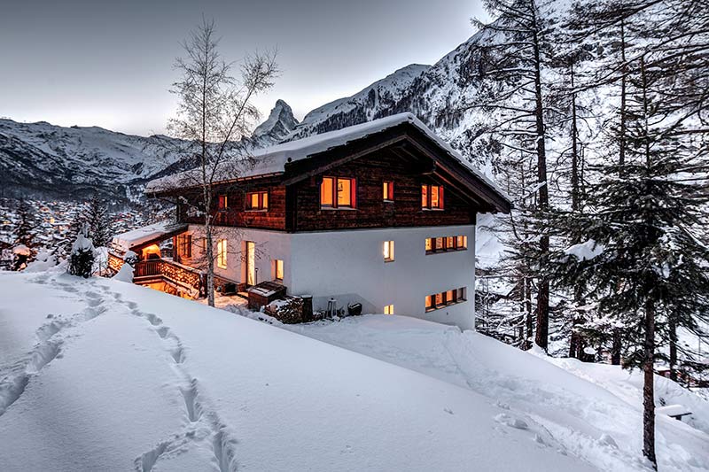 Chalet A la Casa - Vue Cervin