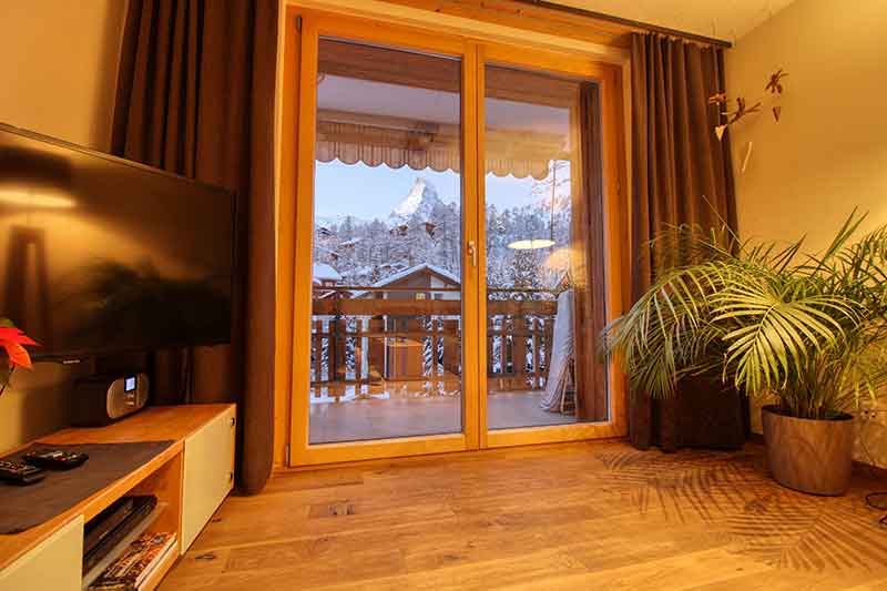 Appartement de vacances Matterhorngruss - Vue 4. étage