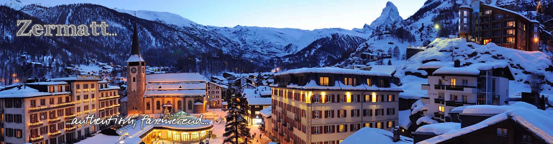 Appartements et Chalets à Zermatt